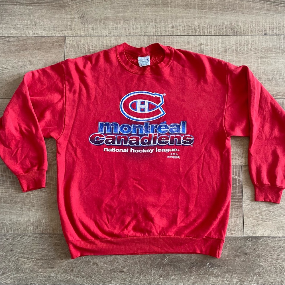 Vintage Montreal Canadiens crewneck sweatshirt - XL (46-48) - 90’s - NHL